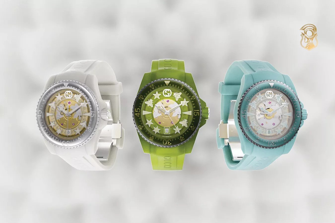 Đồng hồ Gucci Dive nam giới với phong cách thể thao và khả năng chống nước.