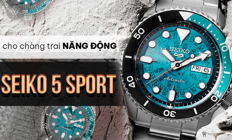 Đồng hồ Seiko 5 Sport trẻ trung và năng động