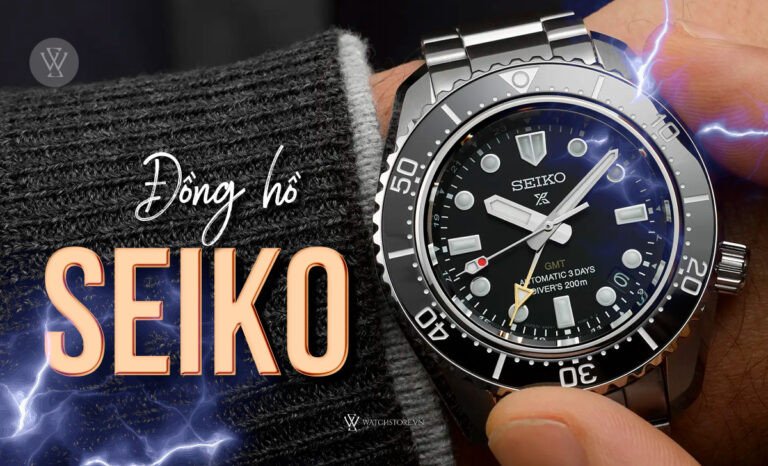 Đồng hồ Seiko Nhật trên cổ tay