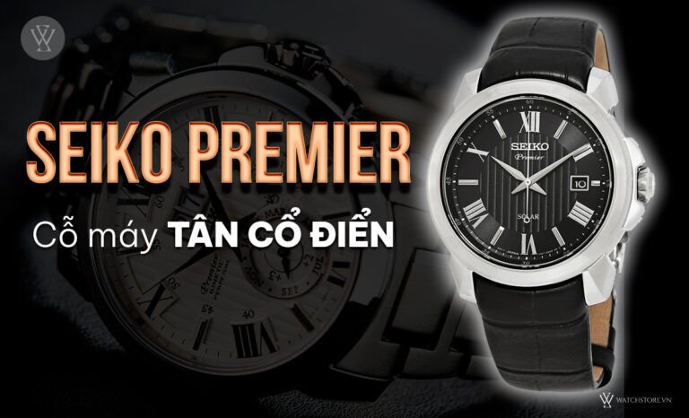 Đồng hồ Seiko Premier mang vẻ đẹp tân cổ điển