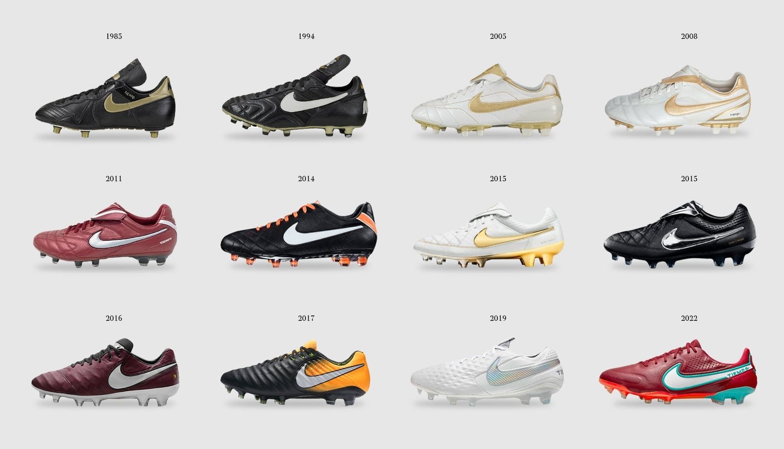 Giày đá bóng Nike Tiempo và Mercurial