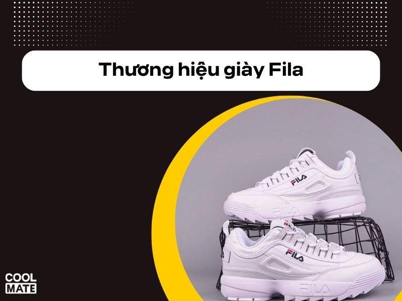 Giày sneaker nữ Fila phong cách thể thao đường phố