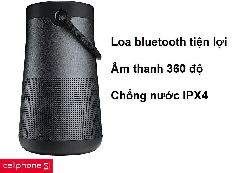 Hình ảnh loa Bose SoundLink Revolve+, một mẫu loa Bose Bluetooth Mini phổ biến