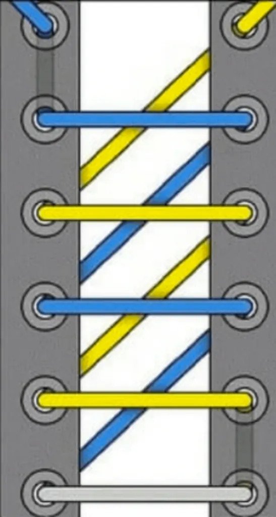 Hướng dẫn chi tiết cách buộc dây giày đẹp kiểu răng cưa, tối ưu độ vừa vặn