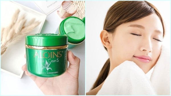 Kem dưỡng ẩm Aloins xanh an toàn cho da mặt nhạy cảm