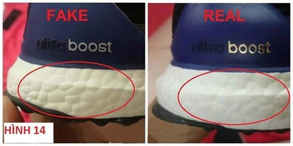 Kiểm tra đế giày Boost Adidas chính hãng