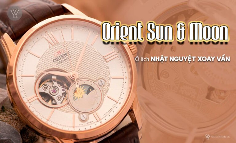 Mẫu đồng hồ Orient Sun and Moon nam với hiển thị ngày đêm