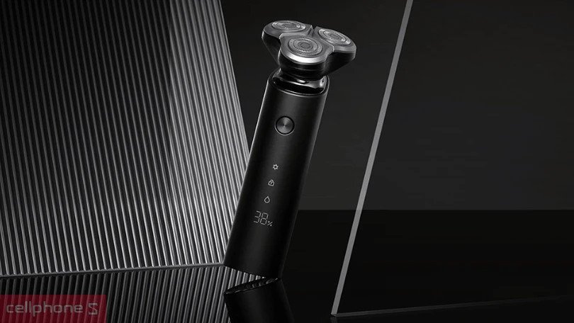 Máy cạo râu điện với đầu cạo linh hoạt, đa năng