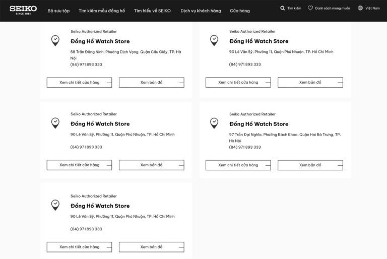 Một bộ máy đồng hồ Seiko Nhật chi tiết