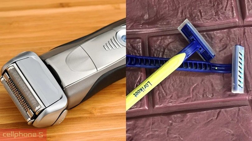 Người dùng trải nghiệm cạo râu bằng máy cạo râu điện