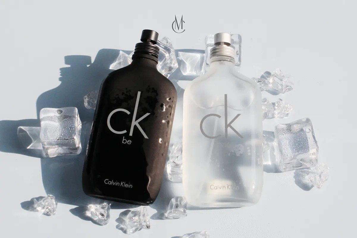 Nước hoa Calvin Klein với thiết kế chai đen huyền bí, thể hiện phong cách nước hoa CK đen