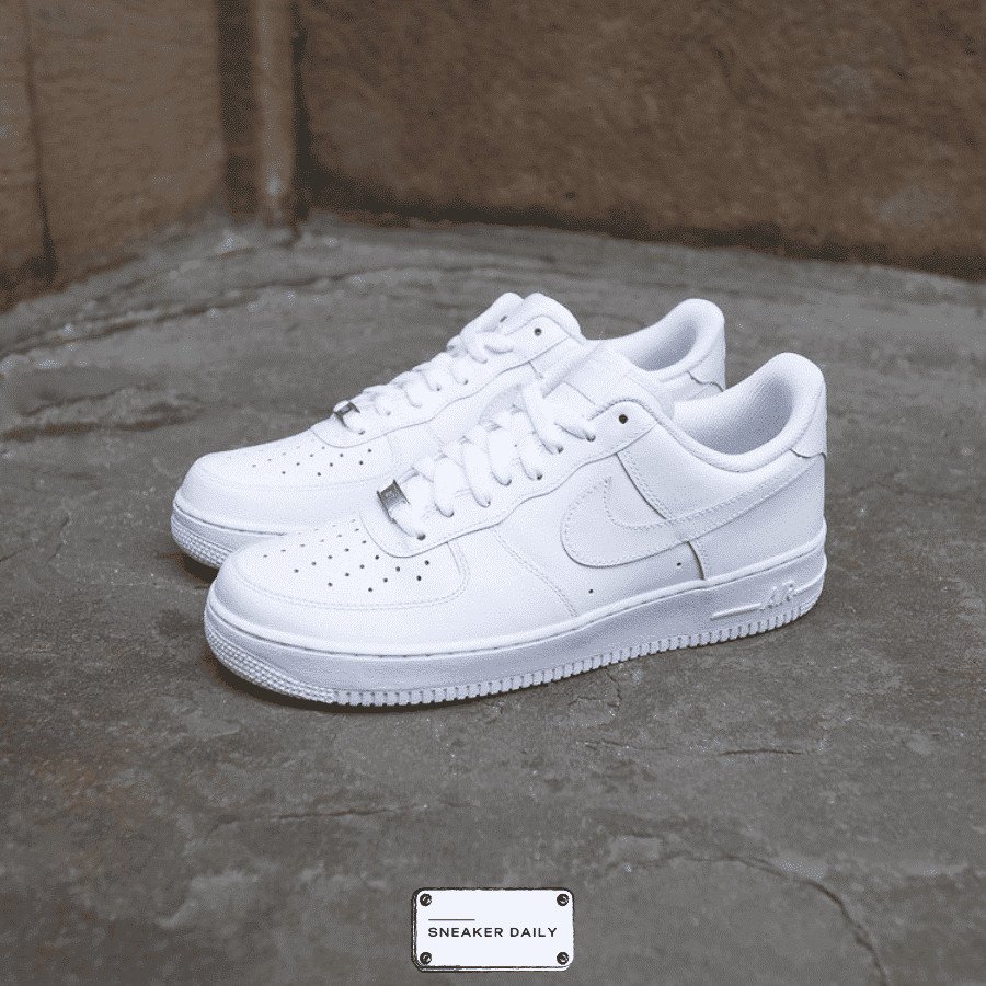 Phiên bản giày Air Force 1 chính hãng All White phổ biến, biểu tượng thời trang