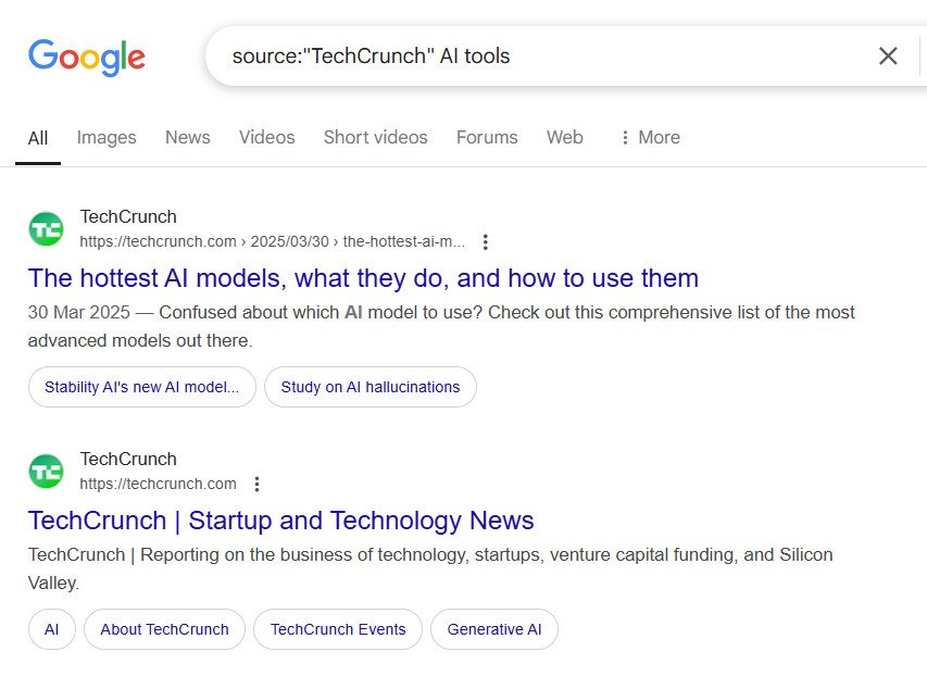 research with google search operators