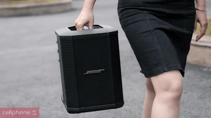 Sơ đồ minh họa công nghệ hướng âm PhaseGuide trên loa Bose, tạo âm thanh đa chiều