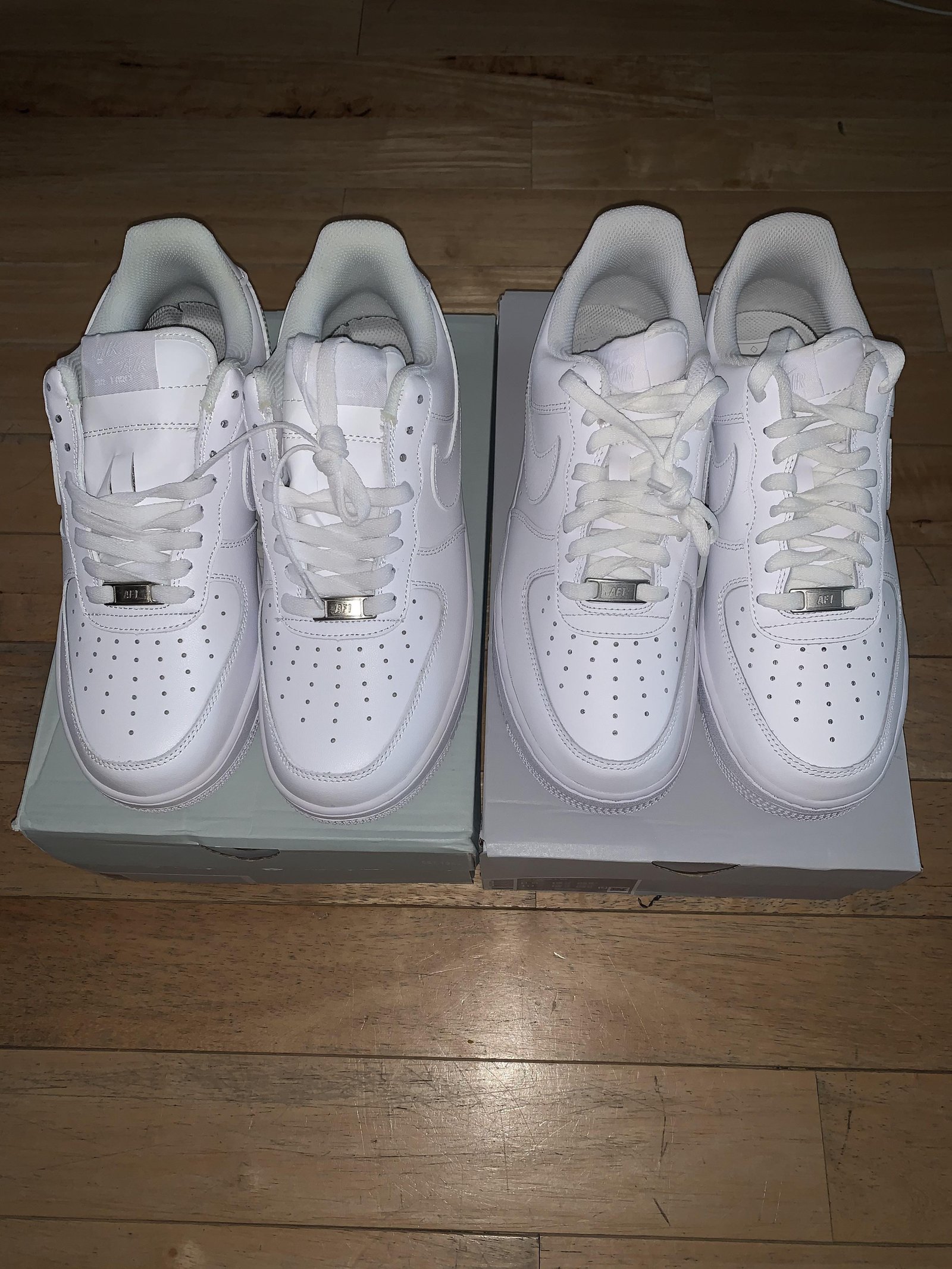 So sánh chi tiết giữa Nike Air Force 1 chính hãng và phiên bản rep 1:1