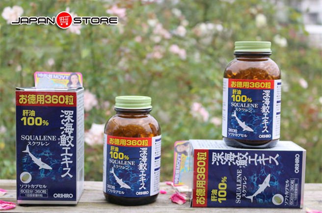 squalene orihiro 360 viên viên vi cá mập của nhật