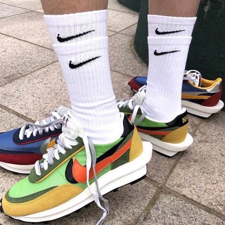 tất nike dri-fit chính hãng màu trắng