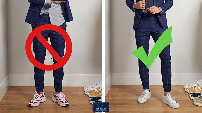 Tránh những sai lầm phổ biến khi mặc vest đi giày sneaker để luôn lịch lãm