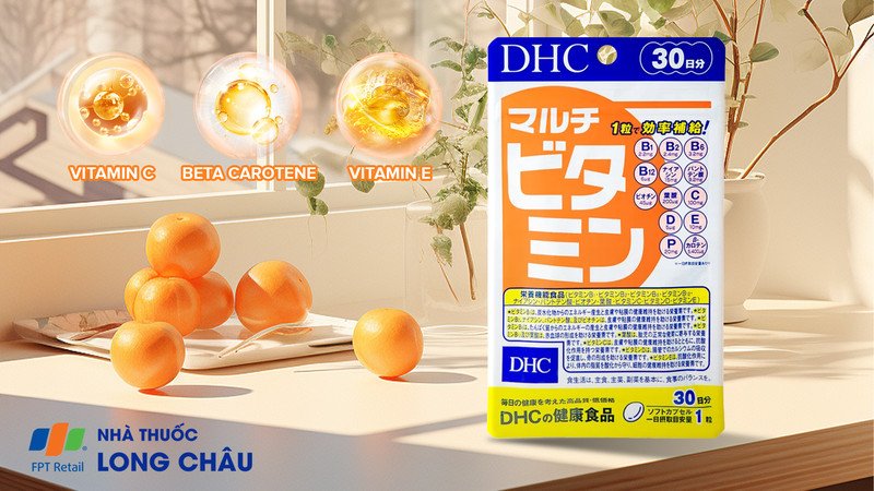 Viên uống DHC Multi Vitamins cung cấp dhc vitamin tổng hợp thiết yếu giúp tăng cường sức khỏe toàn diện