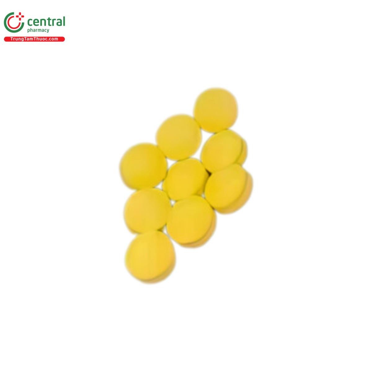 Vỏ hộp thuốc cảm cúm viên màu vàng Taisho Pabron Gold A đã mở