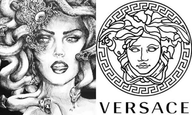 Biểu tượng Medusa của thương hiệu nước hoa Versace nổi tiếng, đại diện cho sự quyến rũ và quyền lực của nước hoa versace nữ.