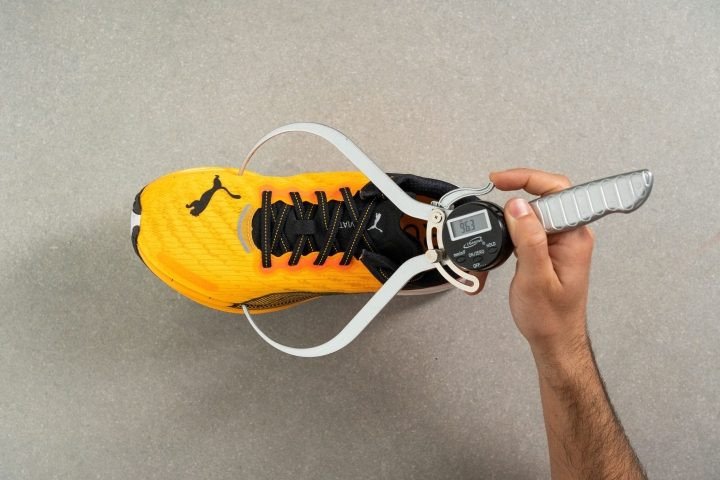 Chiều rộng tối đa mũi chân của Puma Deviate Nitro 2