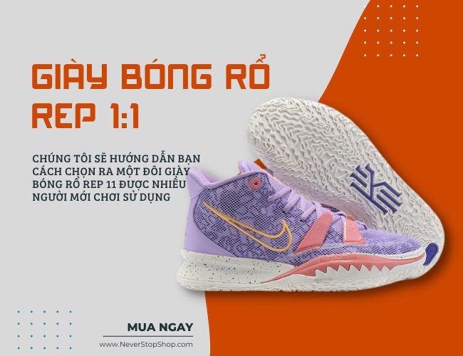 Công nghệ đệm tiên tiến trong giày bóng rổ rep 1:1 giúp giảm chấn thương.