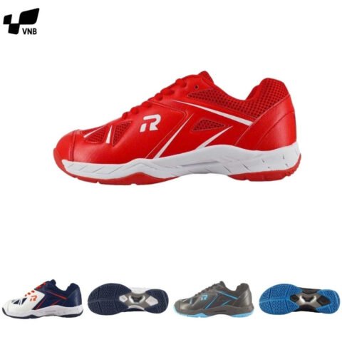 Giày cầu lông Taro TR024-3 màu đỏ đen, một lựa chọn thay thế hiện đại và chất lượng hơn giày thể thao Asia chính hãng.