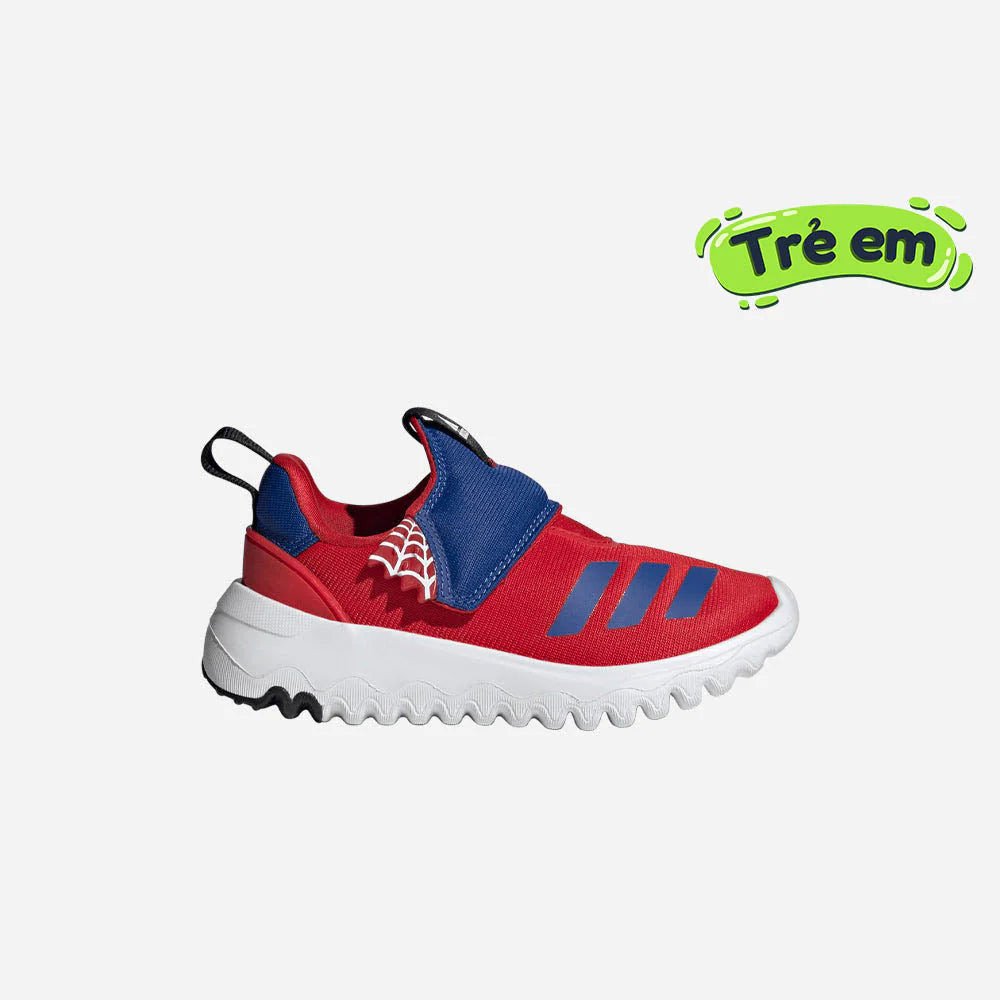 Giày sneaker trẻ em Adidas Suru365 Marvel Spider-Man màu đỏ, họa tiết hoạt hình yêu thích của bé.