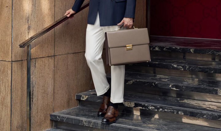 Giày tây nam độn đế cổ điển