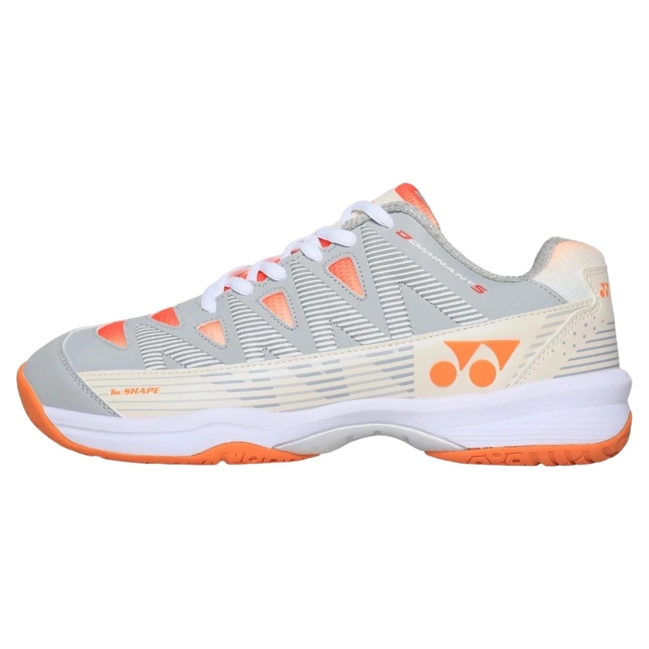 Mẫu giày cầu lông Yonex Dominant 5 trắng cam năng động
