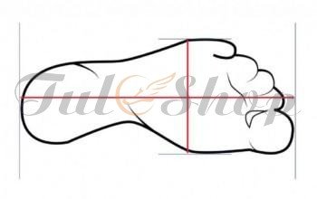 Người dùng đang dùng thước kẻ để đo chiều dài bàn chân