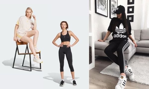 Phối đồ thể thao năng động với áo adidas nữ