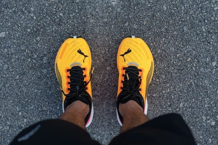 Puma Deviate Nitro 2 nhìn từ trên xuống