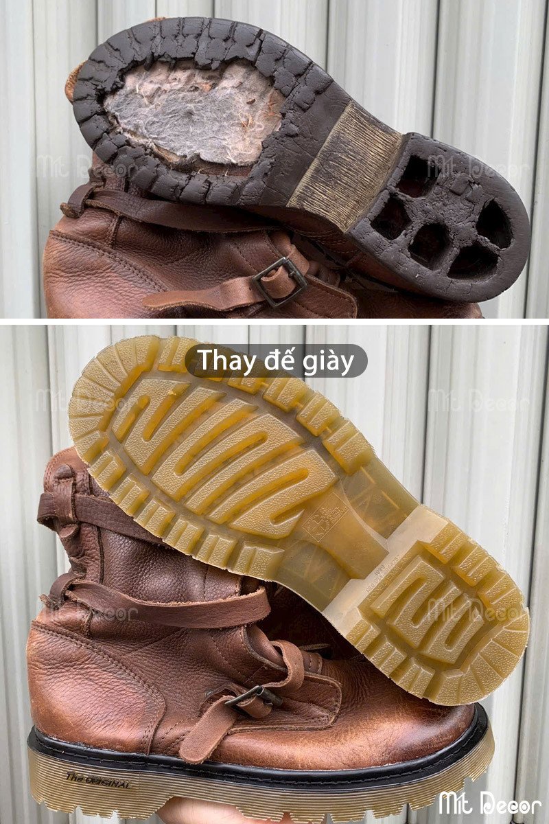 Quy trình thay đế giày thể thao chất lượng cao