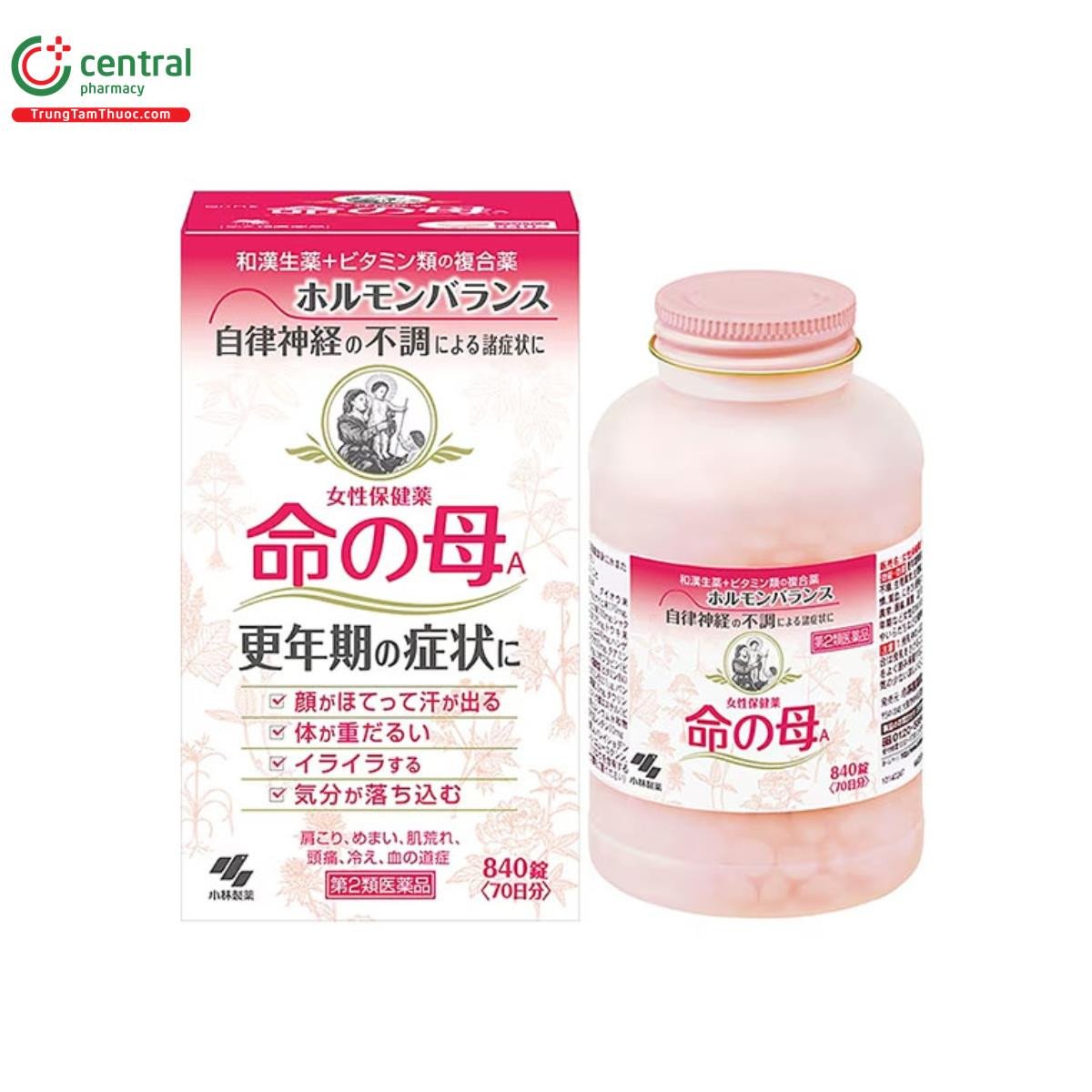 Viên uống tiền mãn kinh Kobayashi Nhật Bản cân bằng nội tiết tố