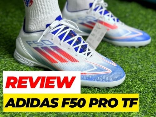 Ảnh cận cảnh giày bóng đá Adidas F50 Pro TF chính hãng cho hiệu suất tối ưu