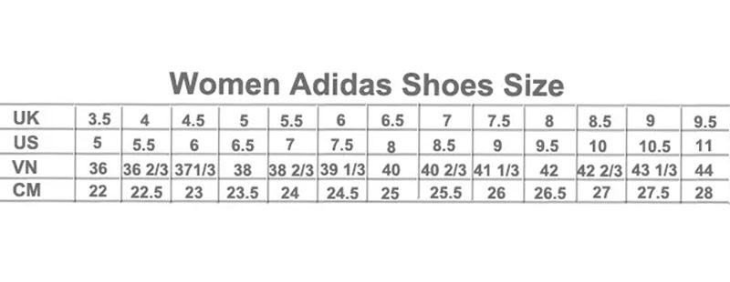 Bảng kích thước giày Adidas nữ giới chuẩn xác nhất