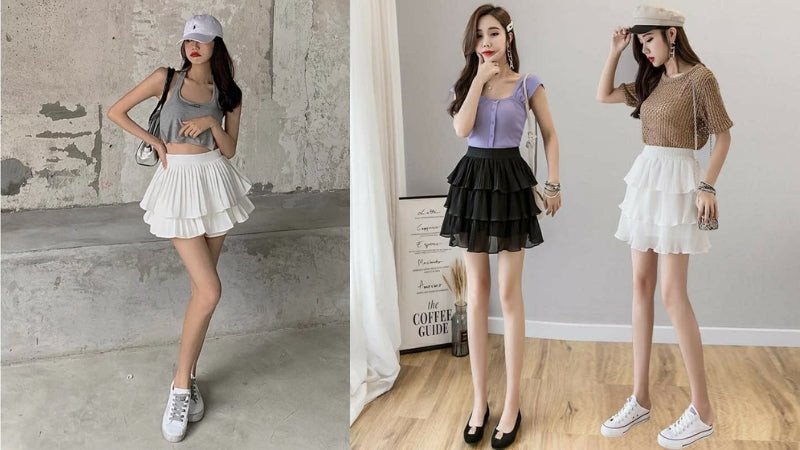 Bí quyết chọn giày phù hợp để tôn dáng khi mặc chân váy xếp ly ngắn