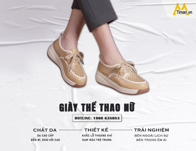 Bí quyết chọn mẫu giày thể thao nữ đẹp với chất liệu bền bỉ