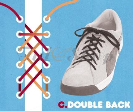 buộc dây giày New Balance kiểu Double Back