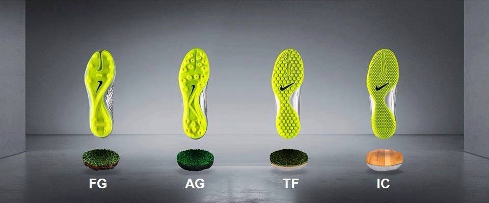 Các loại đinh giày đá bóng phổ biến cho từng mặt sân