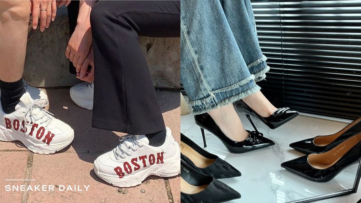 Các loại giày khác nhau như sneaker, cao gót, sandal cần cân nhắc khi chọn size cho chân 26.5 cm