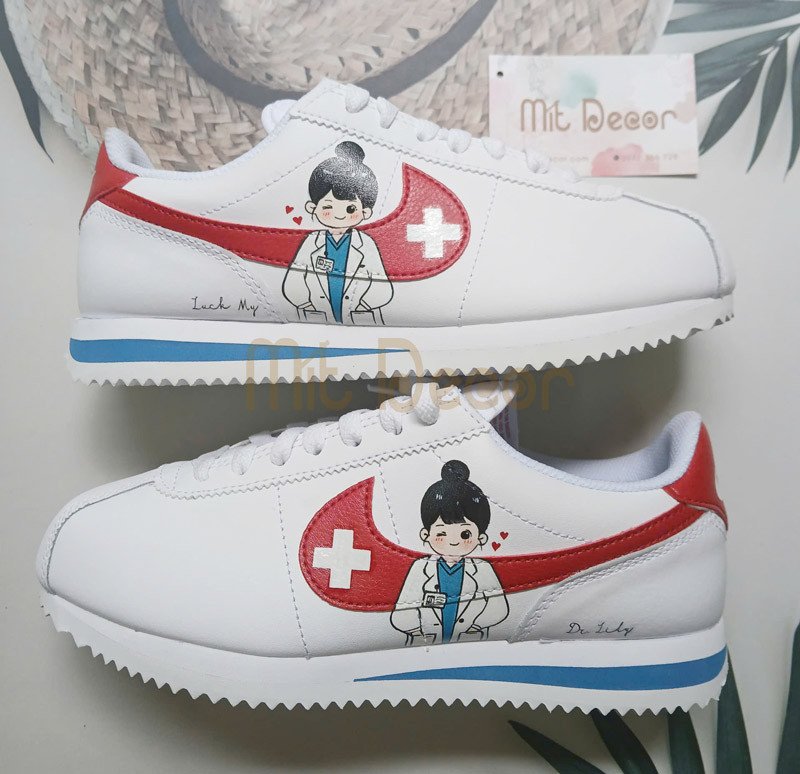 Các loại màu được sử dụng khi vẽ giày