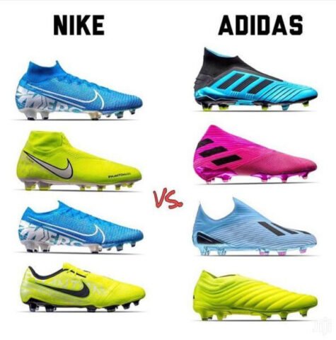 Các mẫu giầy đinh đá bóng chuyên nghiệp đa dạng trên thị trường
