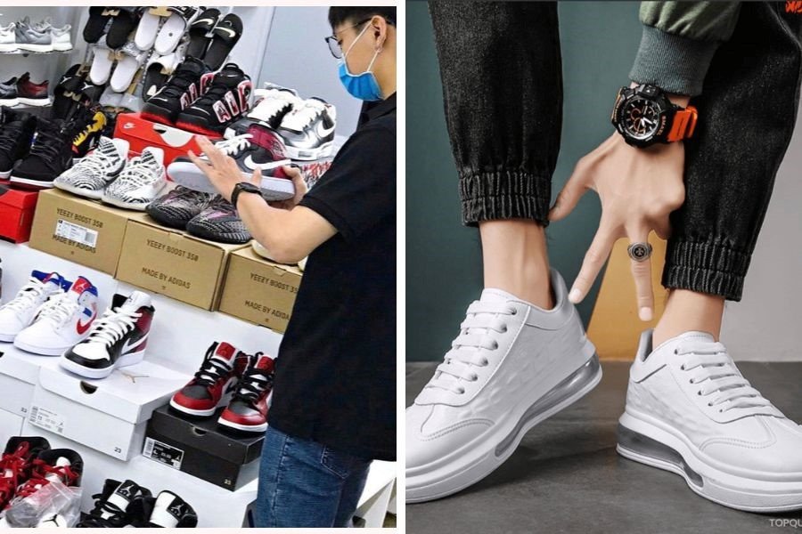 Các mẫu giày thể thao nam đa dạng tại Mee House, một địa chỉ mua sắm giày uy tín tại Đà Nẵng.