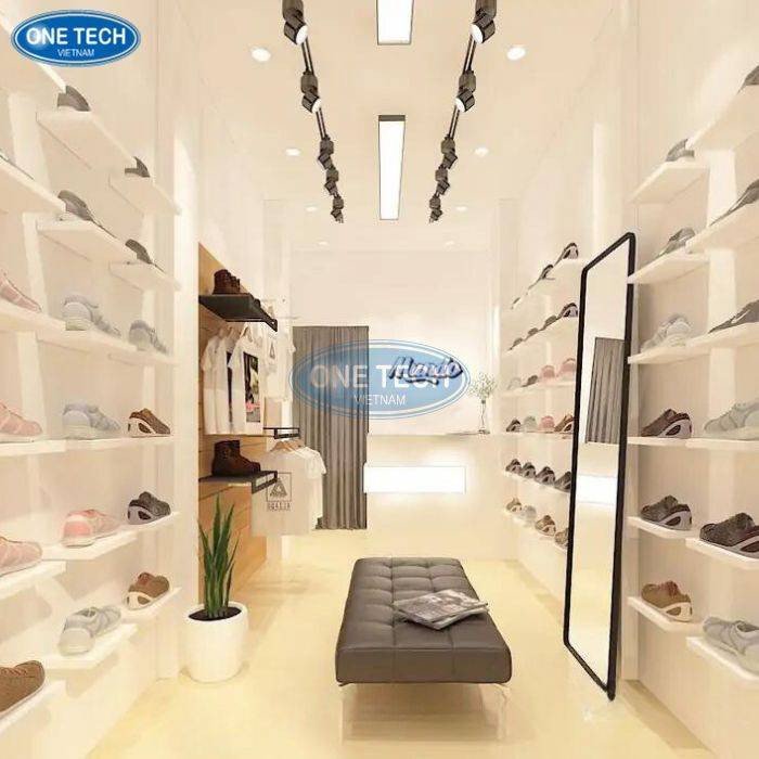 Các mẫu kệ trưng bày giày dép đa dạng
