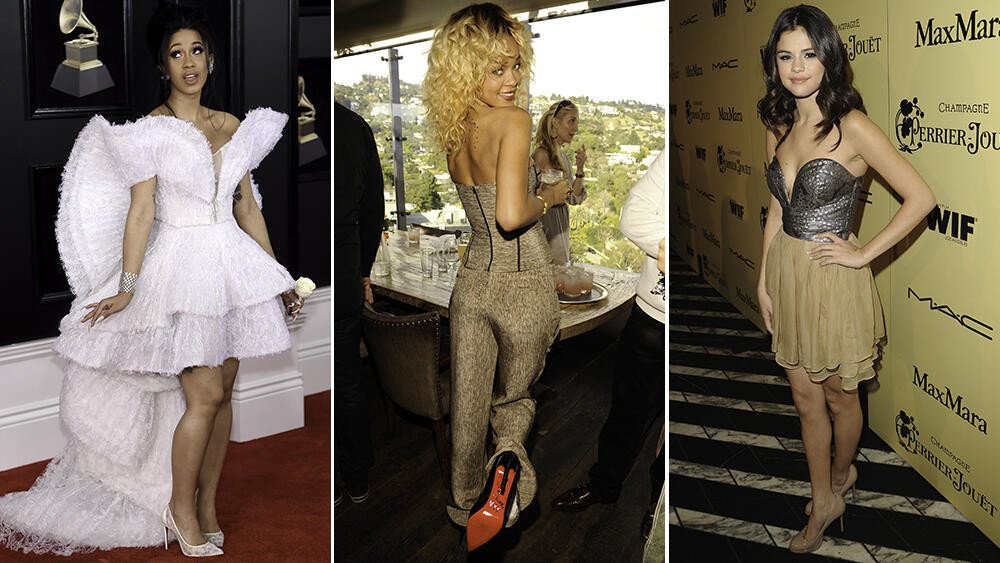 Các ngôi sao nổi tiếng diện giày cao gót đế đỏ Louboutin trên thảm đỏ