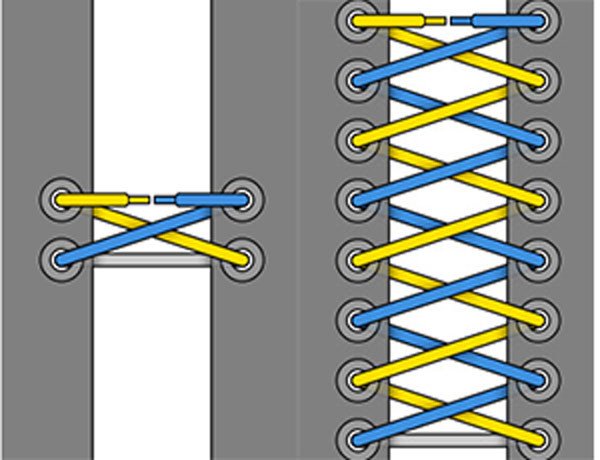 Cách buộc dây giày thể thao 2 dây kiểu Criss Cross đơn giản và phổ biến