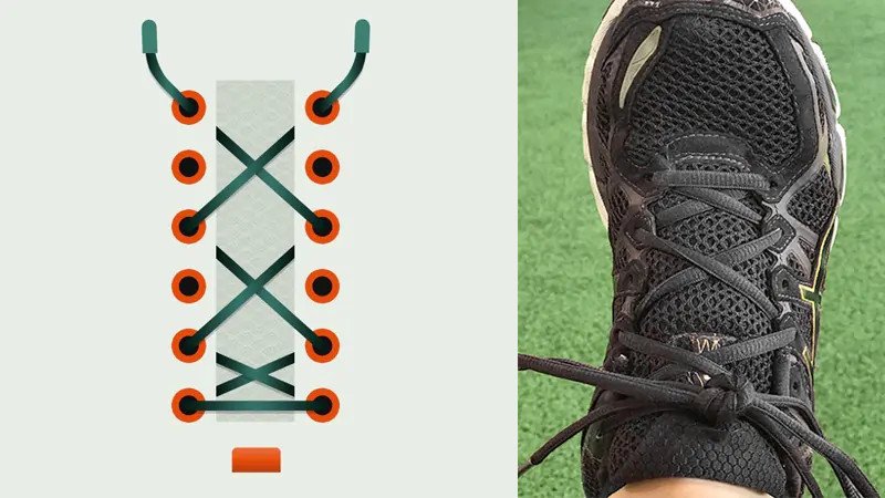 Cách buộc giày đẹp cho bàn chân rộng chiều ngang